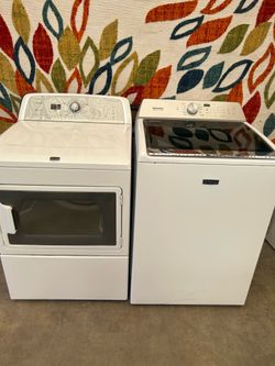 Maytag washer and dryer laundry