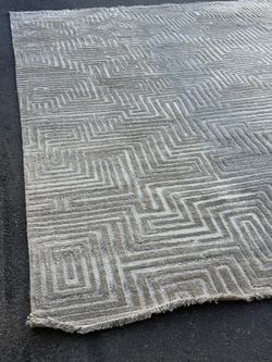 Restoration Hardware Navi Silk Rug 9ft X 12ft