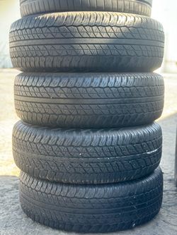 SET OF TIRE 265 70 17 DUNLOP 85% LIFE