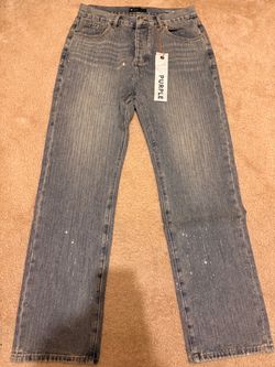 Purple jeans