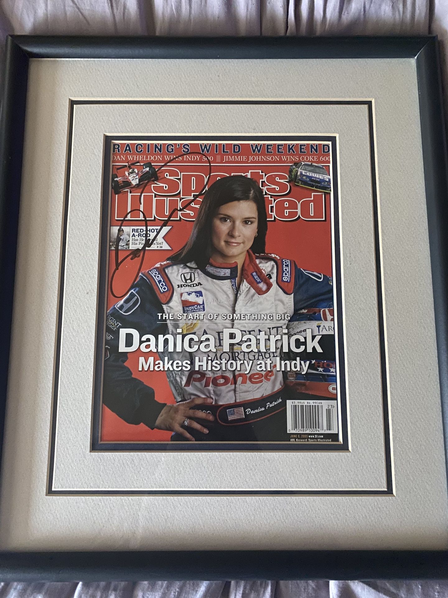 Autographed Danica Patrick Picture