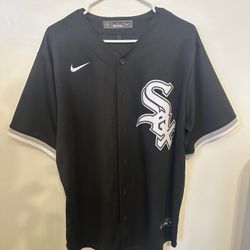 Chicago  Men’s White Sox black replica jersey (blank, no player name