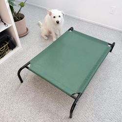 Elevated Dog Bed Hammock Green Size Large