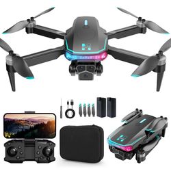 Brushless Motor Drone with Camera  4k Camera 2 Batteries One Key Start