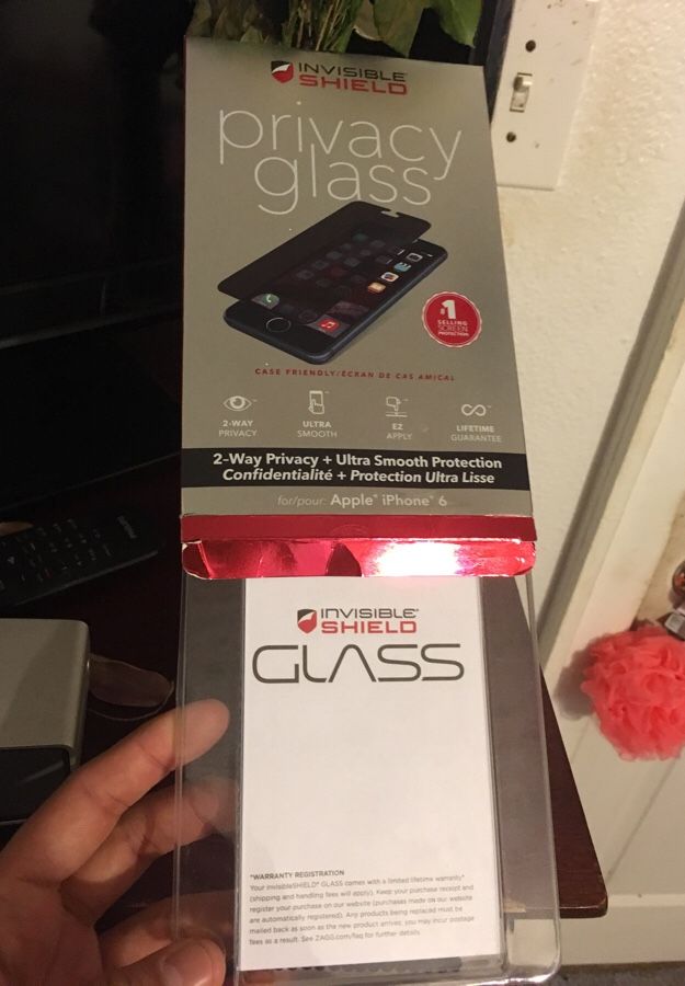 iPhone 6 Screen protector (privacy glass)