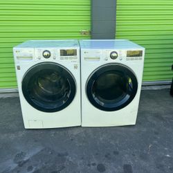 Washer Dryer Lg White Color