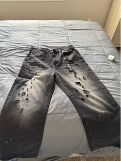 Purple jeans