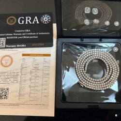 Moissanite Micro Tennis Chain