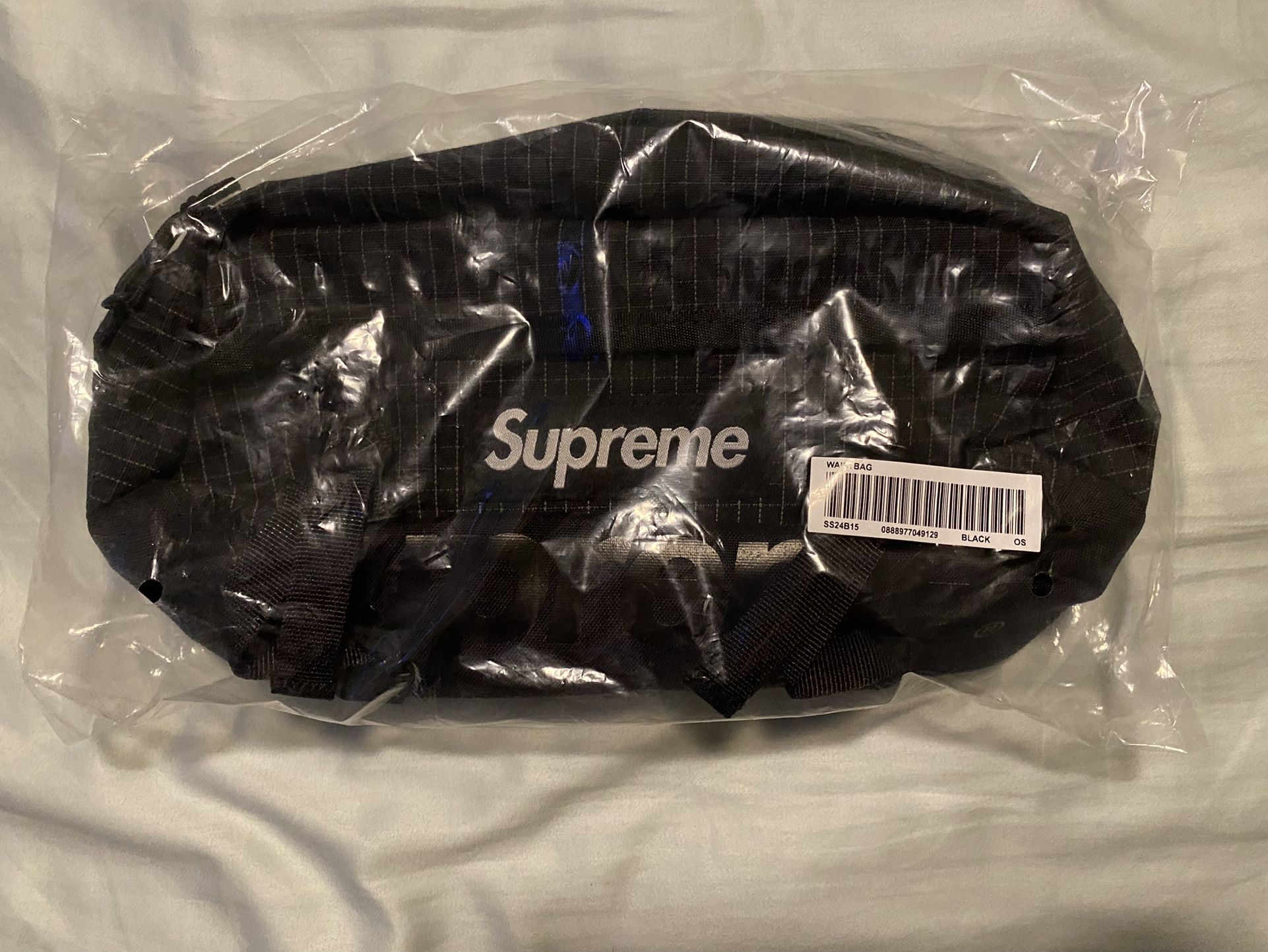 Supreme SS24B15 Waist Bag Black