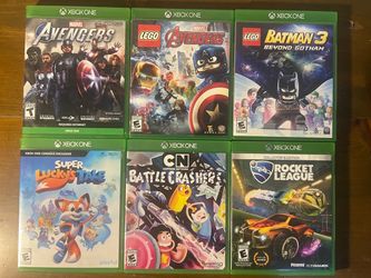 Xbox One 6-Game Bundle: Marvel's Avengers, Rocket League, LEGO Batman 3 & Super Lucky’s Tail