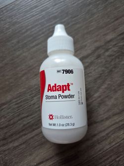 Hollister 7906 Adapt Stoma Powder, 1 oz – Stoma Skin Barrier Powder, Latex-Free Ostomy Supplies, Stoma Adhesive Powder