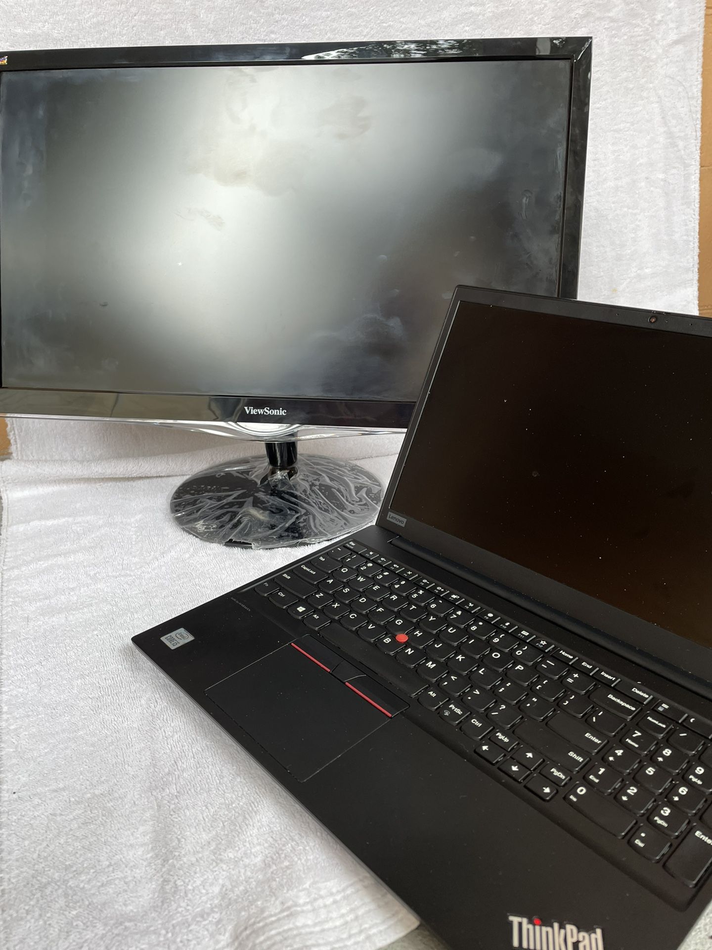 Lenovo Laptop/Viewsonic Monitor Bundle