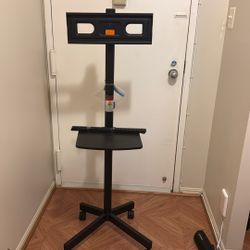 TV stand on wheels