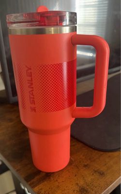 STANLEY Quencher ProTour Flipstraw Tumbler, 40 oz, Hot Coral Fade