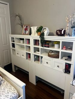 Bookcase headboard
