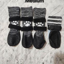 Dog Or Puppy Socks Booties New Medium 