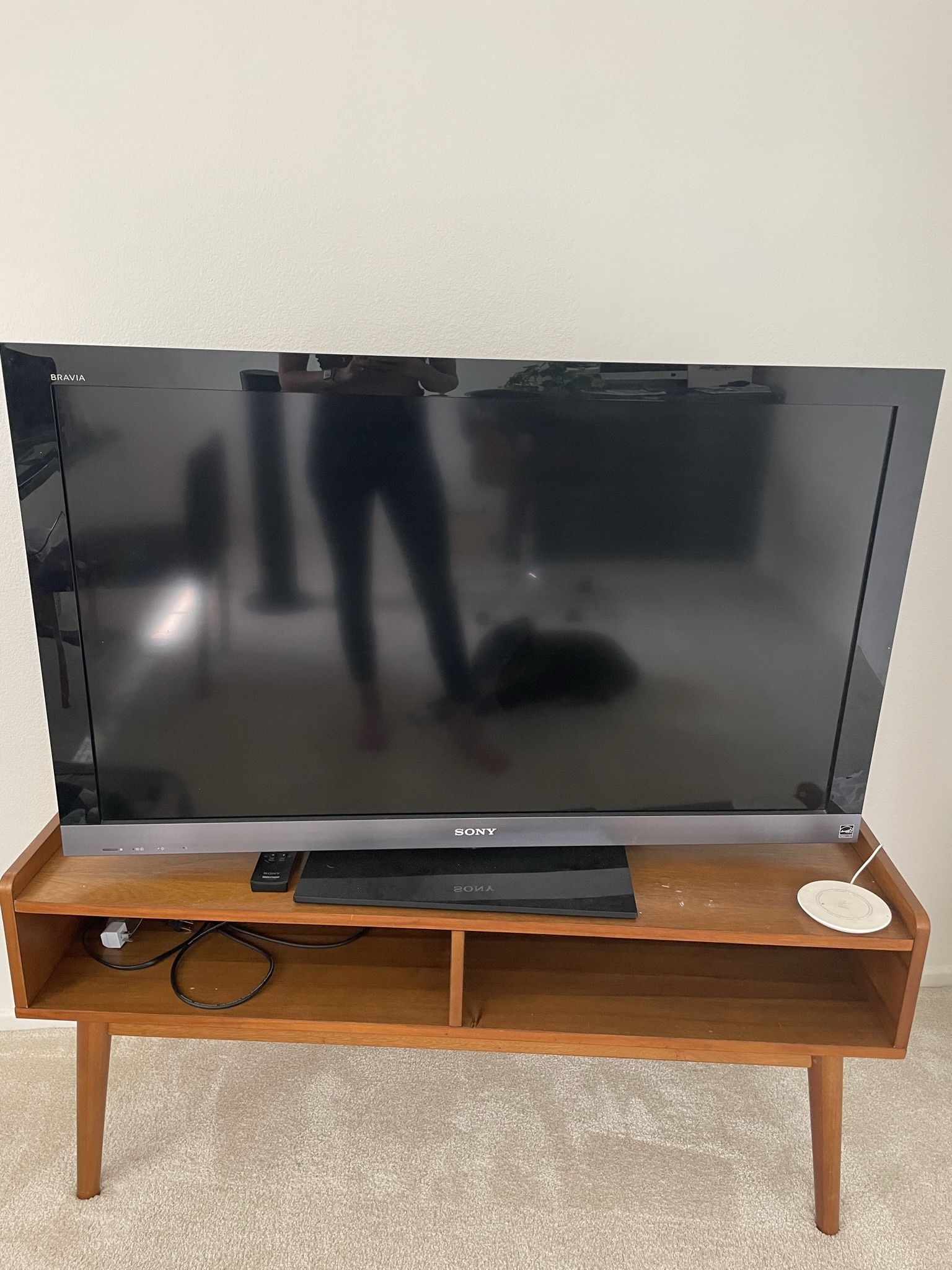 46 Inch Sony TV w/ swivel Stand.