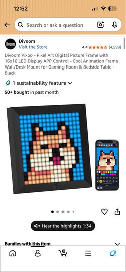 Divoom pixoo picture frame