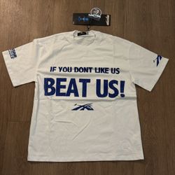 Hellstar Beat Us Tee White/Blue