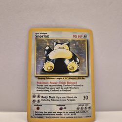 VTG Snorlax Jungle Missing Symbol Error Holo Pokemon Card