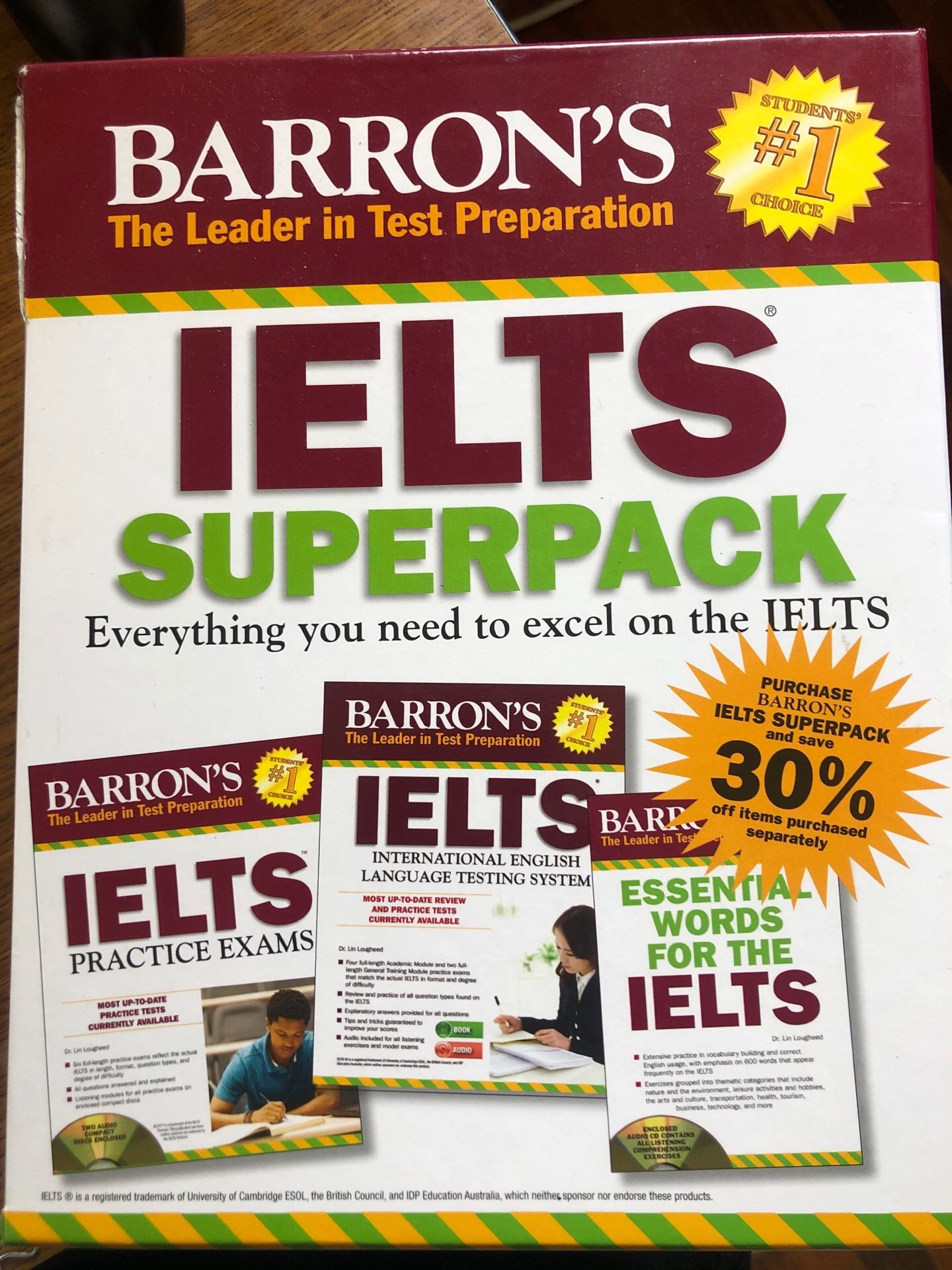 Barrons IELTS Superpack **new **