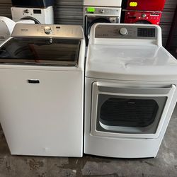 Washer and dryer electric