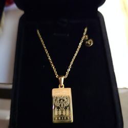Zodiac Sign 18k Gold Plated Necklace 