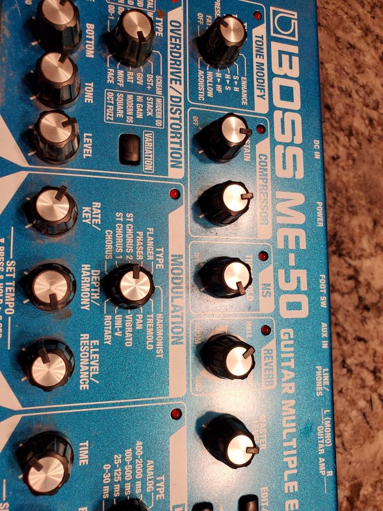 Used Boss ME 50 guitar multiple effects AS IS $75 NO CORDS