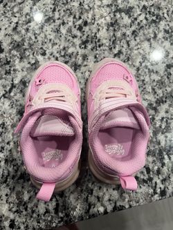 Pink baby sneakers