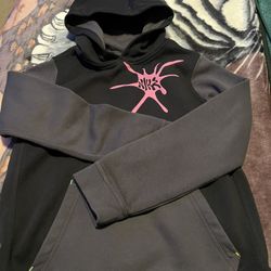 Pink And Black Nike Hoodie 