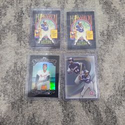 Hank Aaron  Baseball Card Lot/topps Gold Label, 2 Puzzle Cards,topps Gallery Greats Card Lot