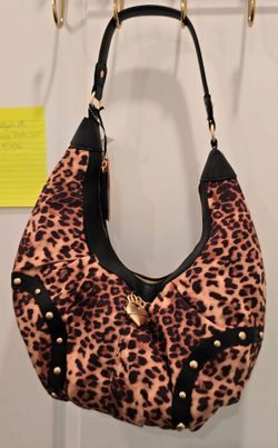Juicy Couture Leopard Print Hobo Bag