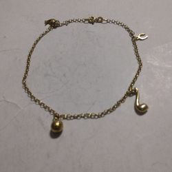 10K Gold Charm Wrists Are Ankle Bracelet Lent 10 1/2 Use