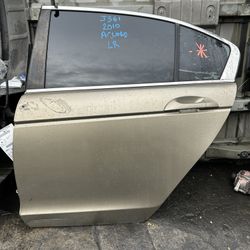 2008 - 2012 Honda Accord Rear Door Driver Side Gold