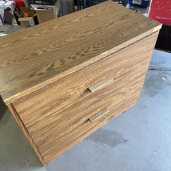 Credenza, Two Drawer Filing Cabinet 
