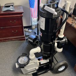 Inground Pool Cartridge Filter 100 Square Feet With 1hp Inground Pool Pump