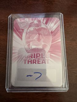 1 Of 1 Michael Vick Auto Printing Plate Football Card 