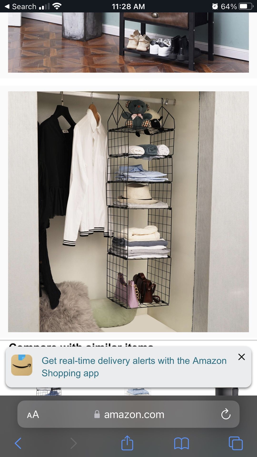 Hanging Closer Organizer