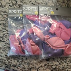 Pink And Purple Balloons