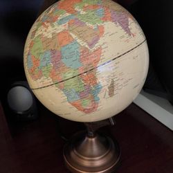 Vintage Globe Touch Lamp