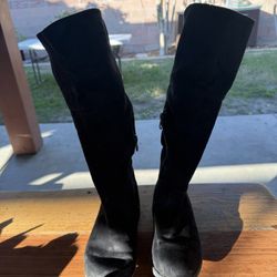Tall Black Boots Size 1