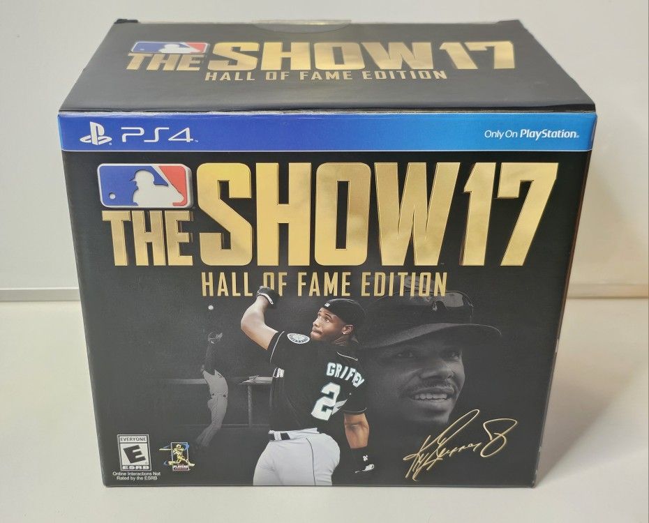 MLB: The Show 17 Hall of Fame Edition GameStop Exclusive W/ Hat *Rare/MINT CON*