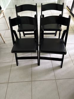 Folding chairs