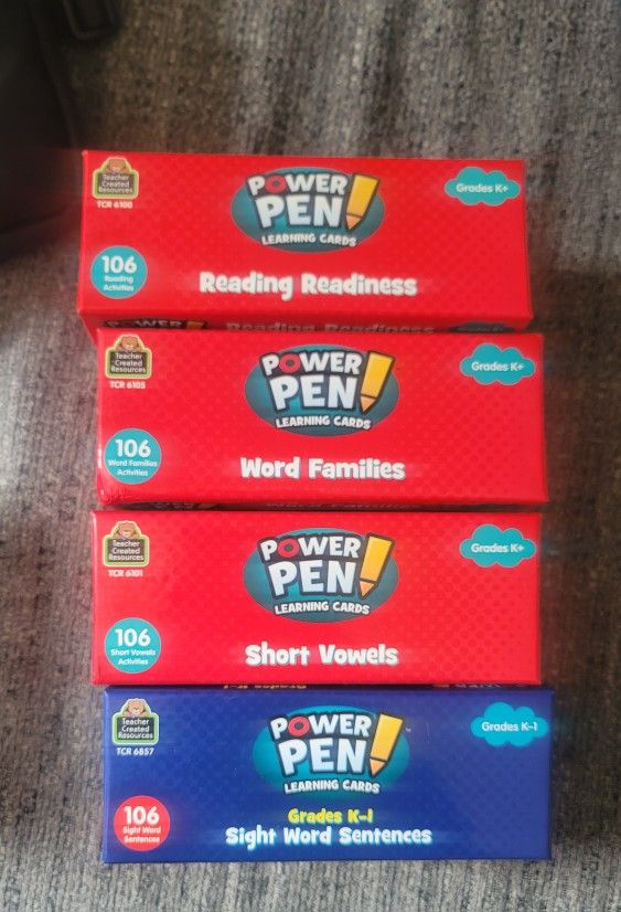 Power Pen Learning Cards