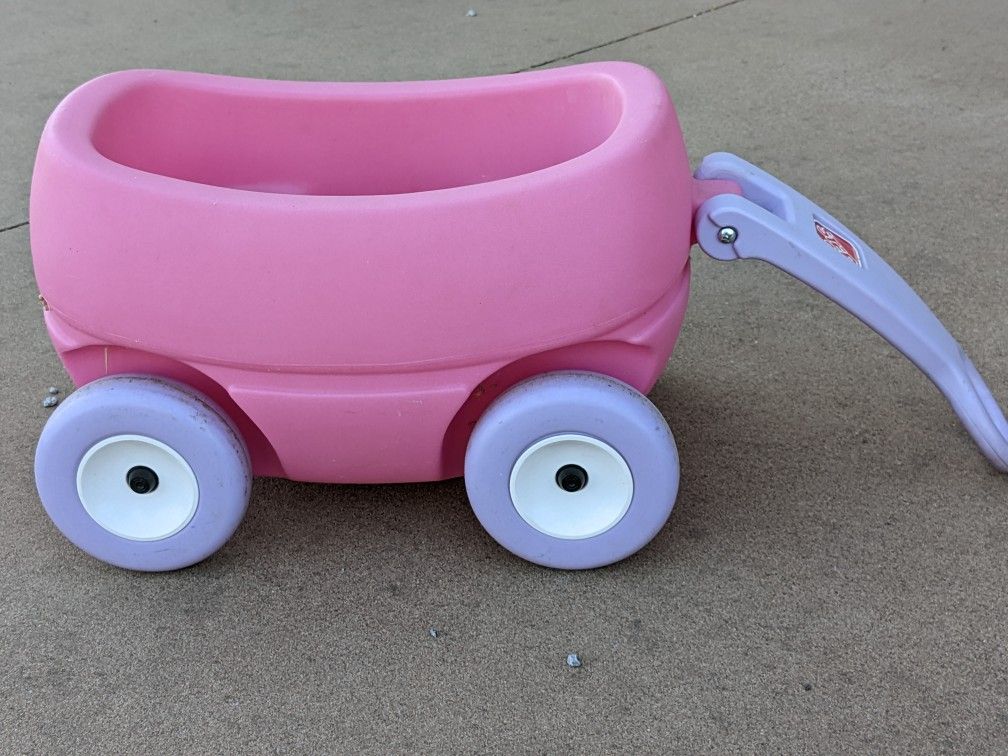 Vintage Step 2 Pink Doll Wagon