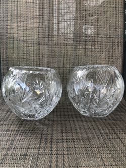 2 Crystal Bowls