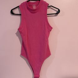 Hot pink shapewear/body suit