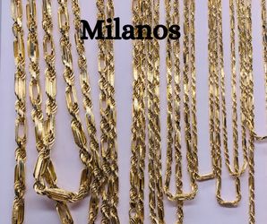 Brand New 14K Gold Milano Chains! See description for limited stock!