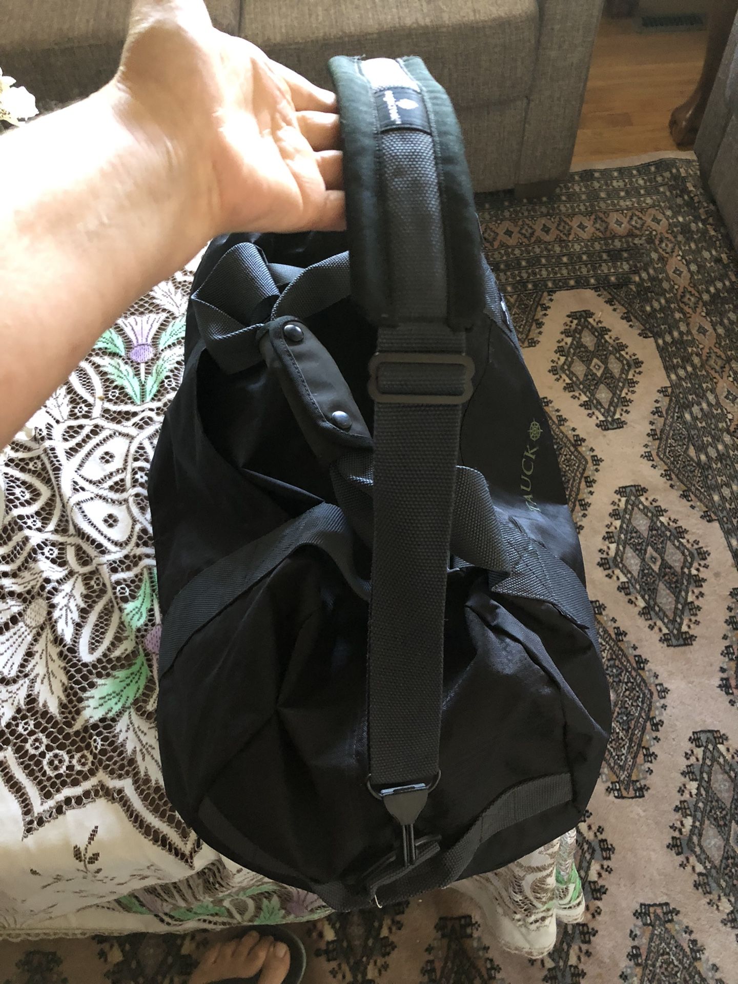 Brand New No Matter What Duffle Medium Bag By Eagle Creek With Strips And Two Top Locks