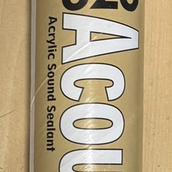 BOSS 826 Acoustical Sound Sealant - 29 oz Tube White